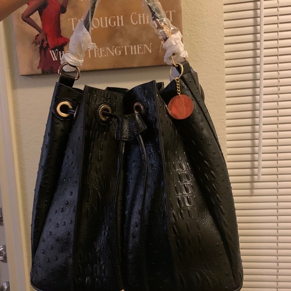 Croc drawstring hobo - Picture 4 of 4